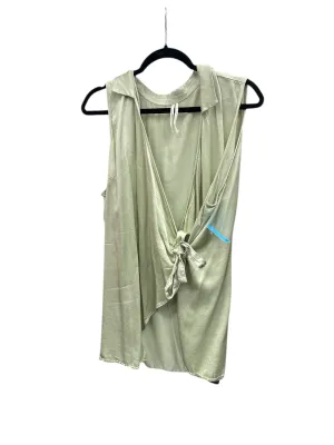 Top Sleeveless By Anthropologie In Green, Size: 2x