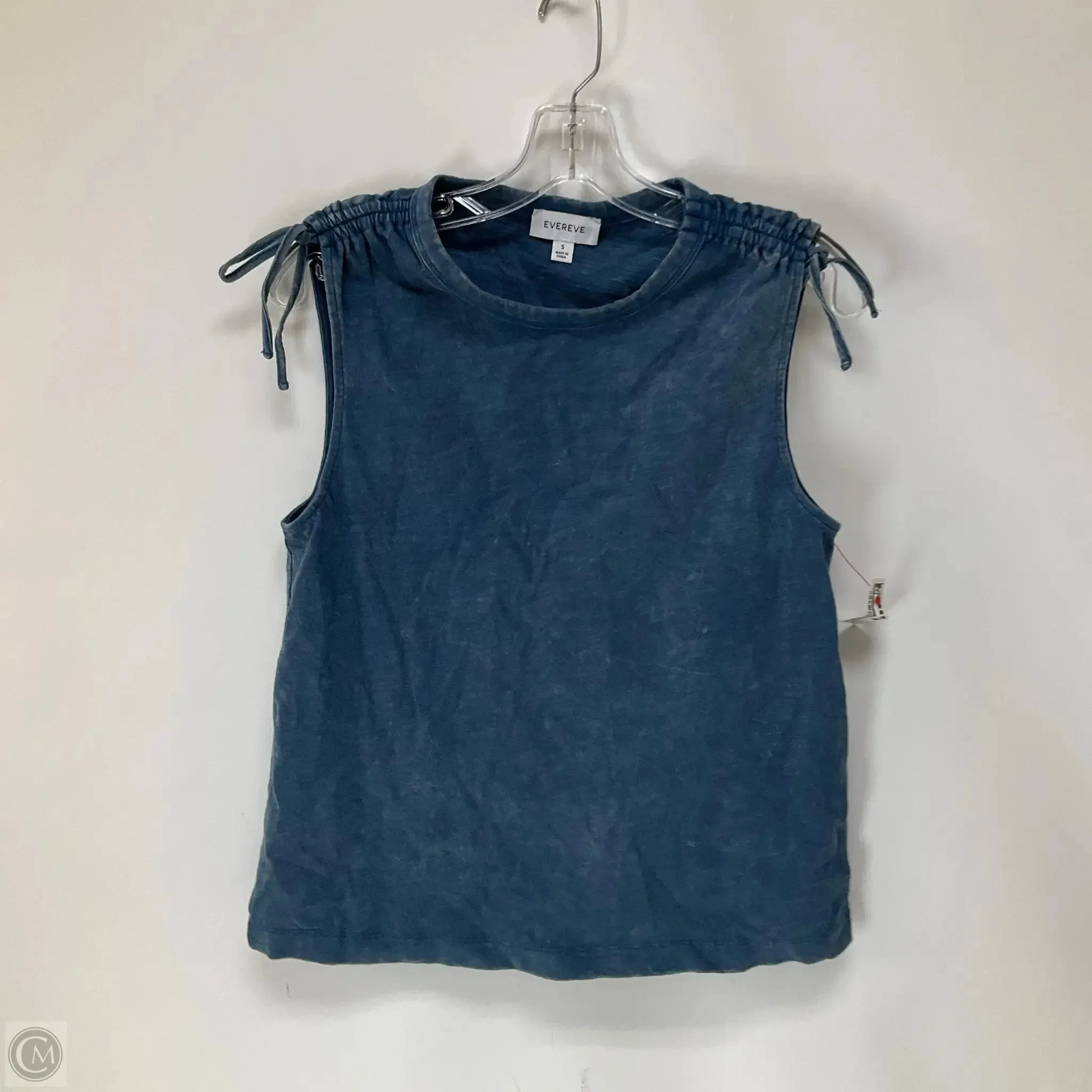 Top Sleeveless By Evereve In Blue, Size: S