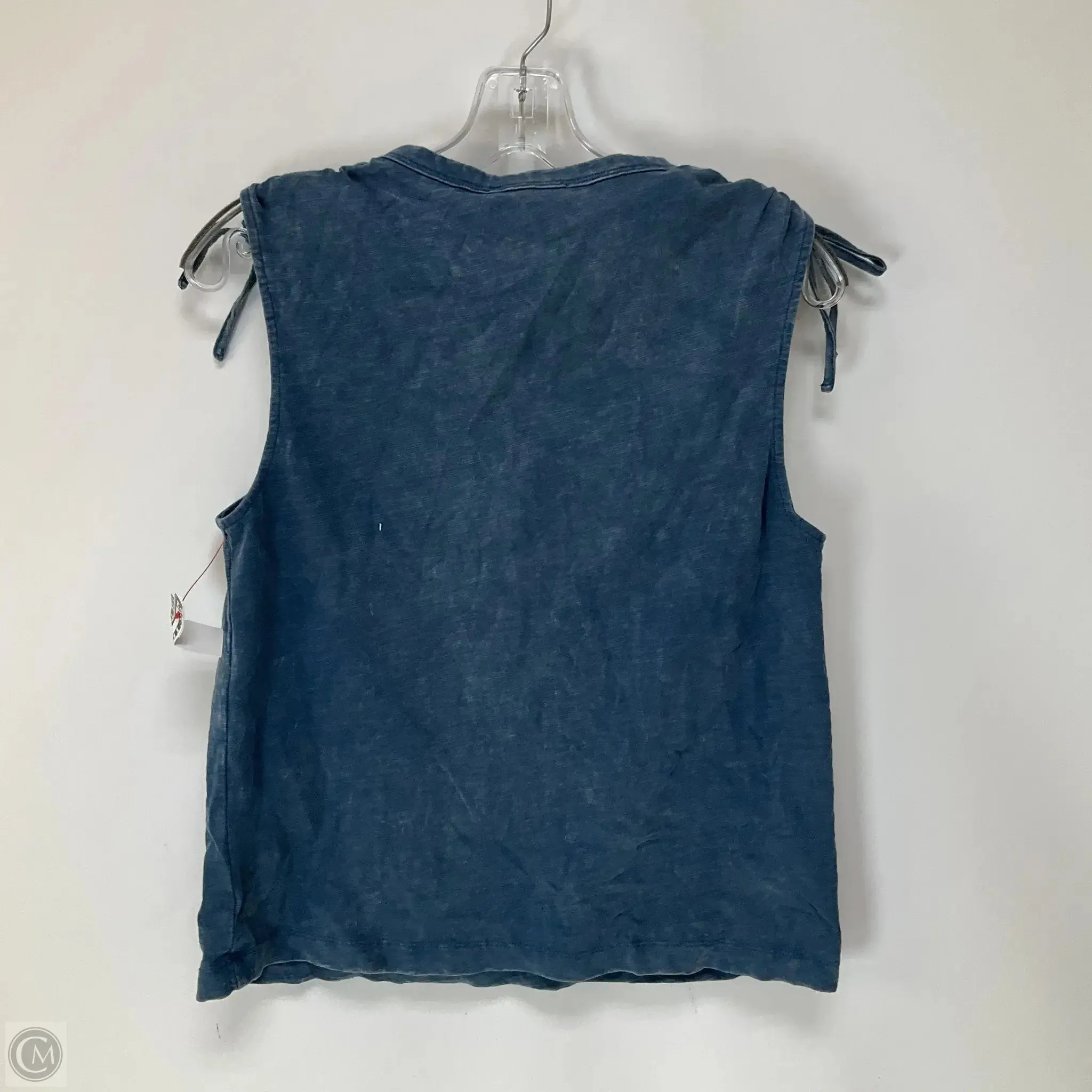 Top Sleeveless By Evereve In Blue, Size: S
