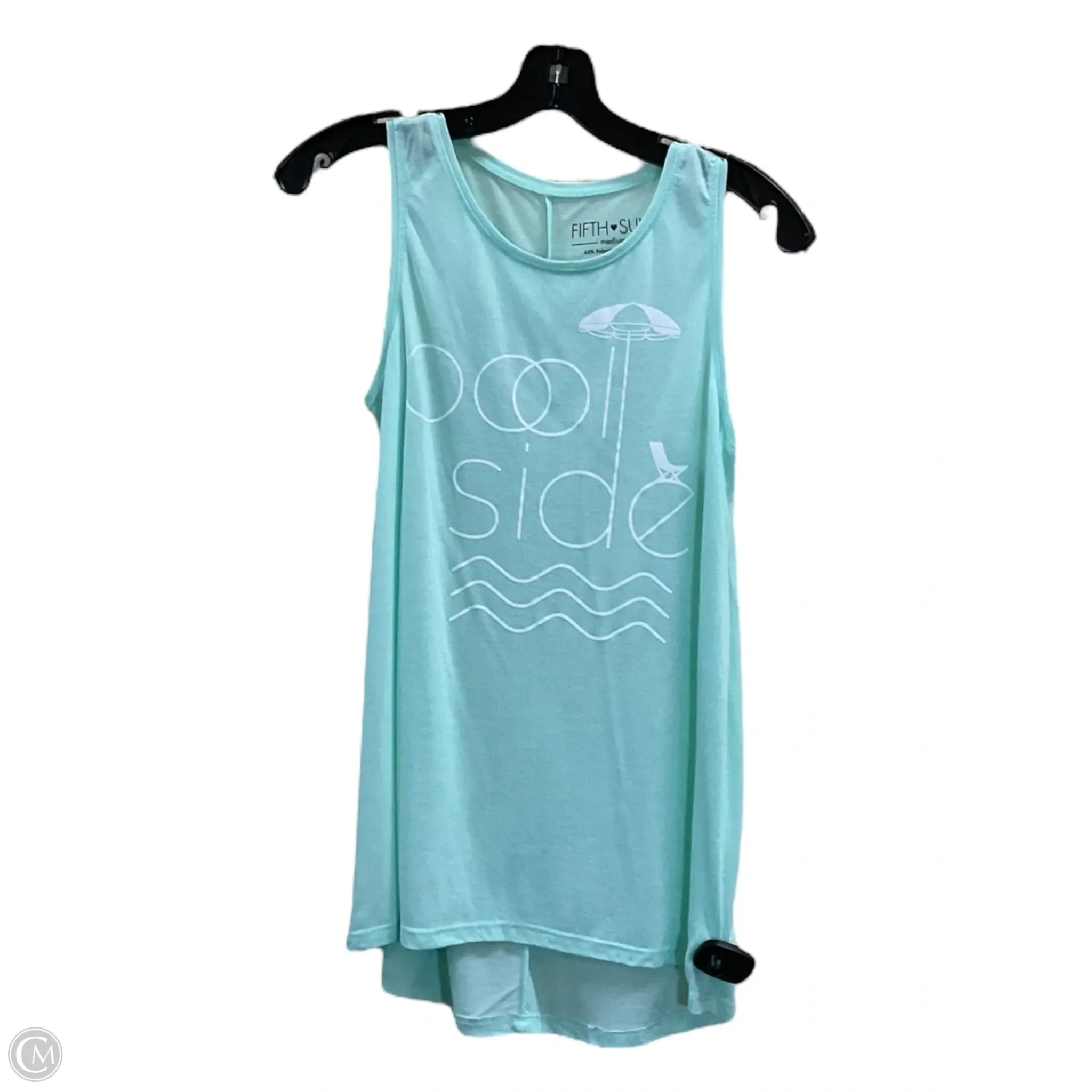 Top Sleeveless By Fifth Sun In Green, Size: M