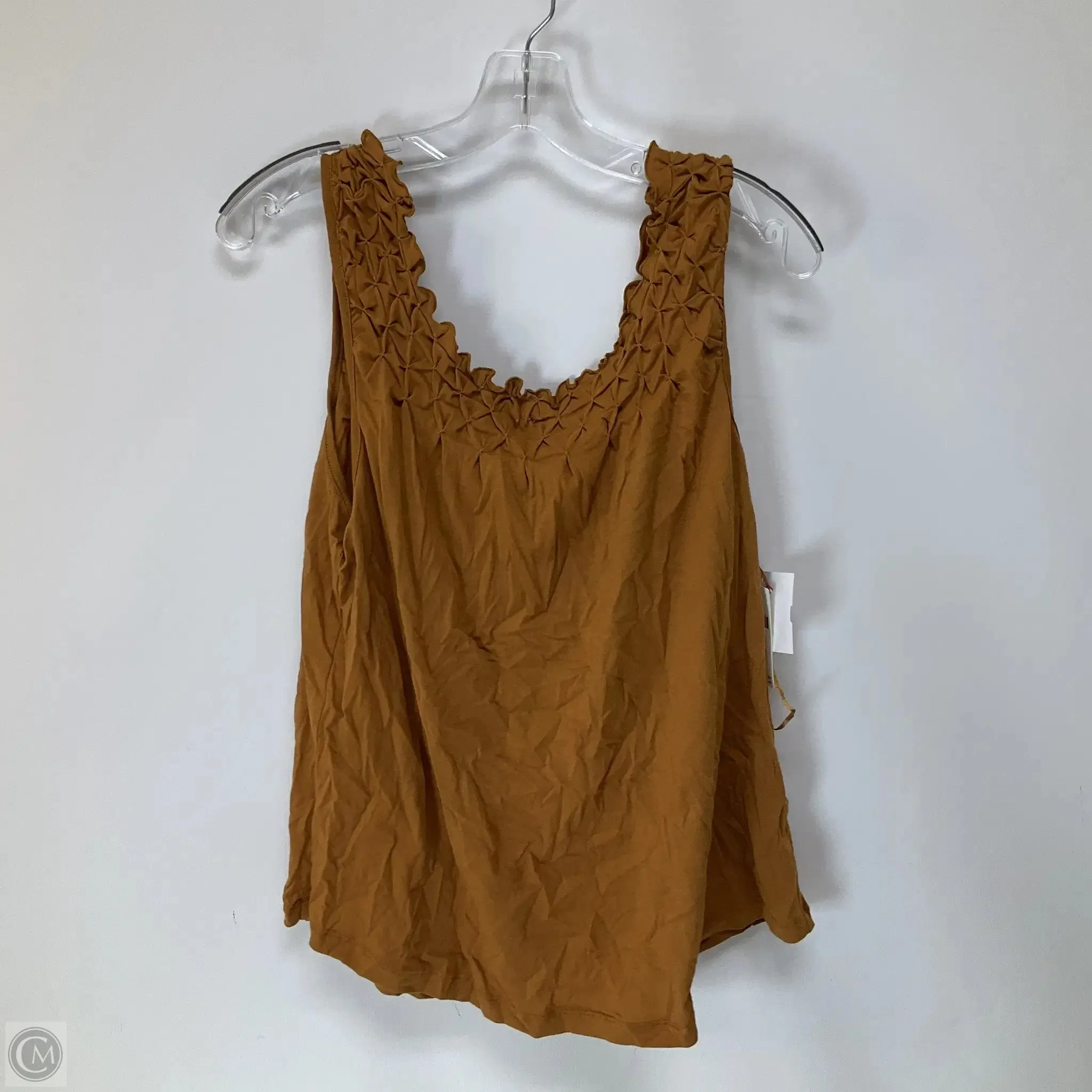 Top Sleeveless By Maeve In Orange, Size: M