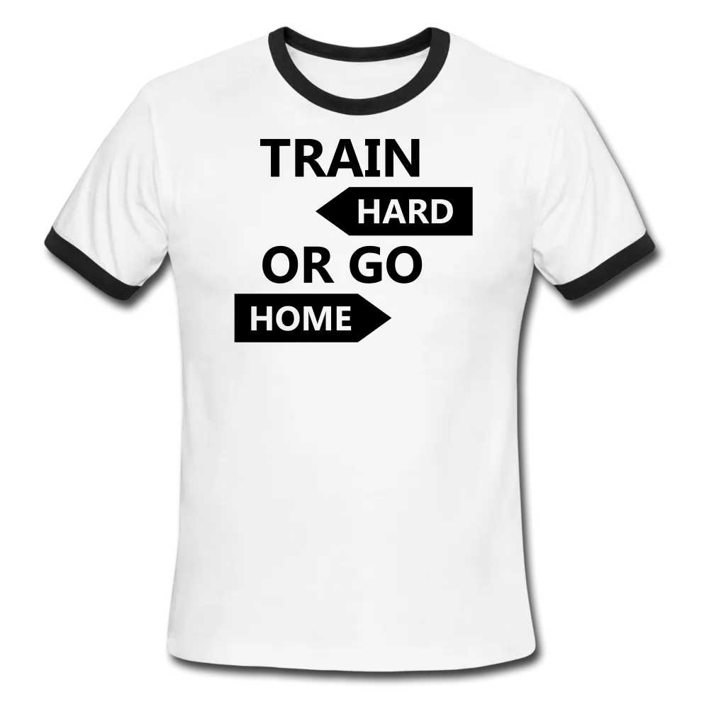 Train Hard Ringer T-Shirt