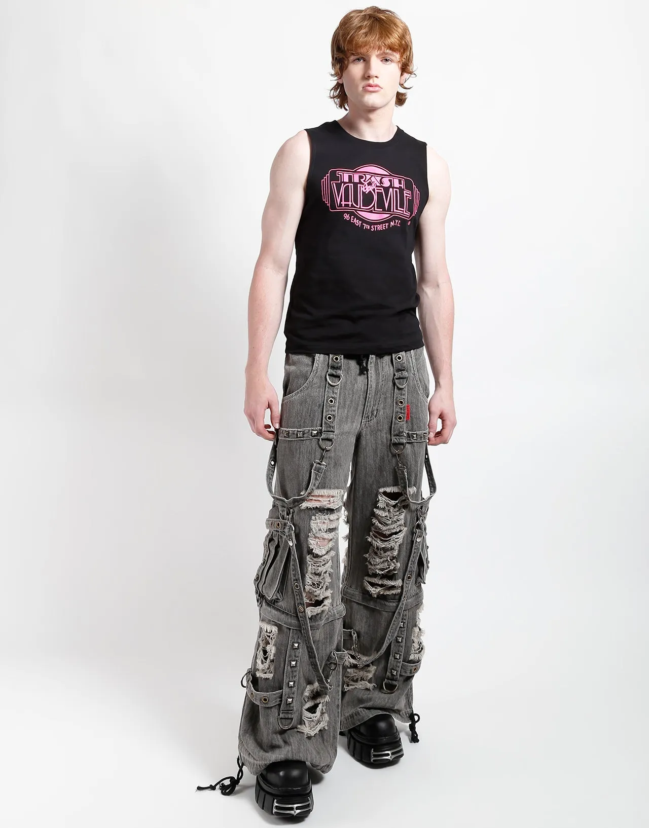 TRASH & VAUDEVILLE ADULT SLEEVELESS T-SHIRT