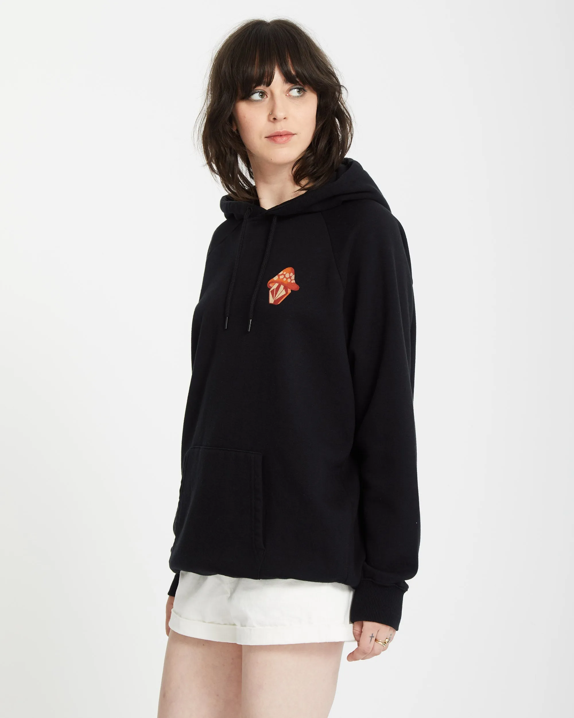 Truly Stoked Kapuzenpullover - BLACK