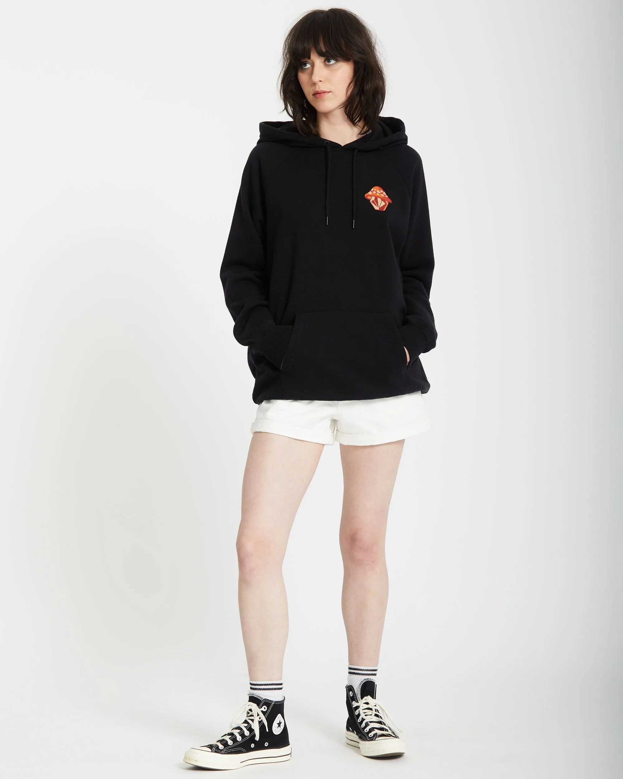 Truly Stoked Kapuzenpullover - BLACK