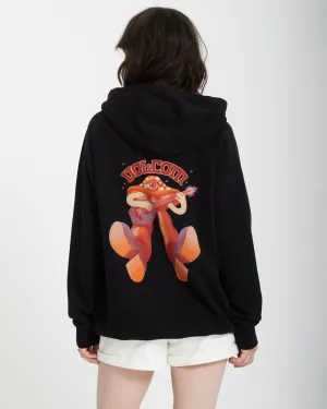 Truly Stoked Kapuzenpullover - BLACK