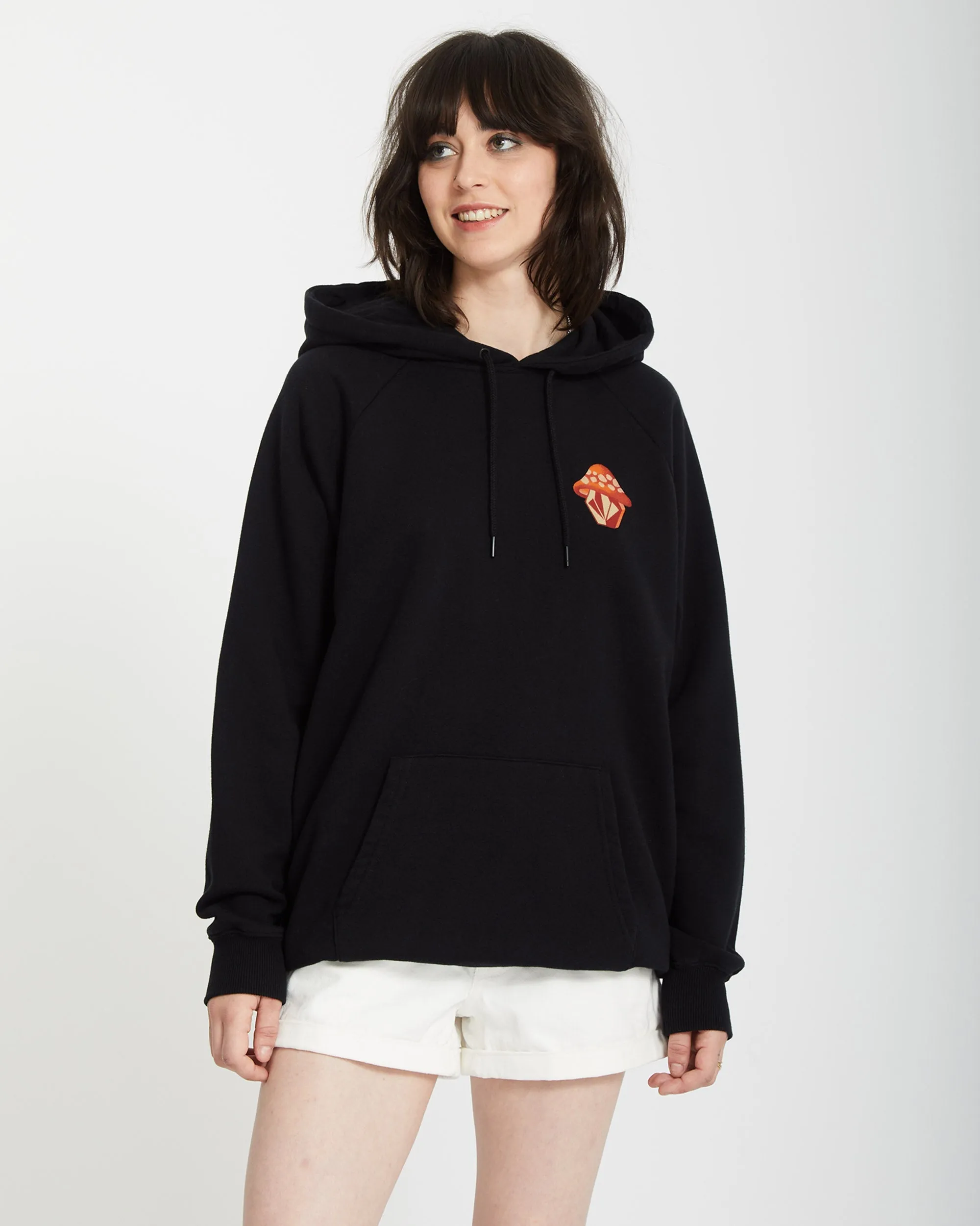Truly Stoked Kapuzenpullover - BLACK