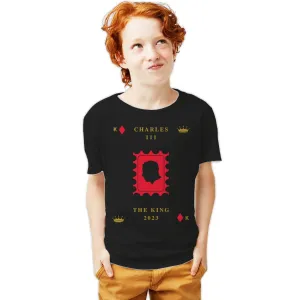 Urban Attitude Kings Coronation 2023 Stamp Silhouette Portrait Youth T-shirt