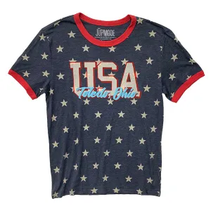USA Stars Ringer Shirt