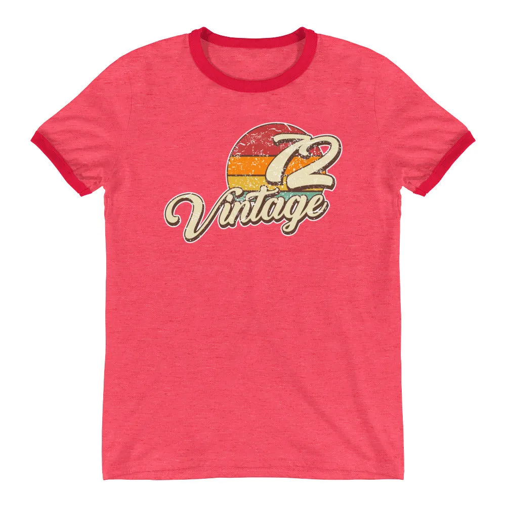 Vintage 1972 Retro Ringer T-Shirt
