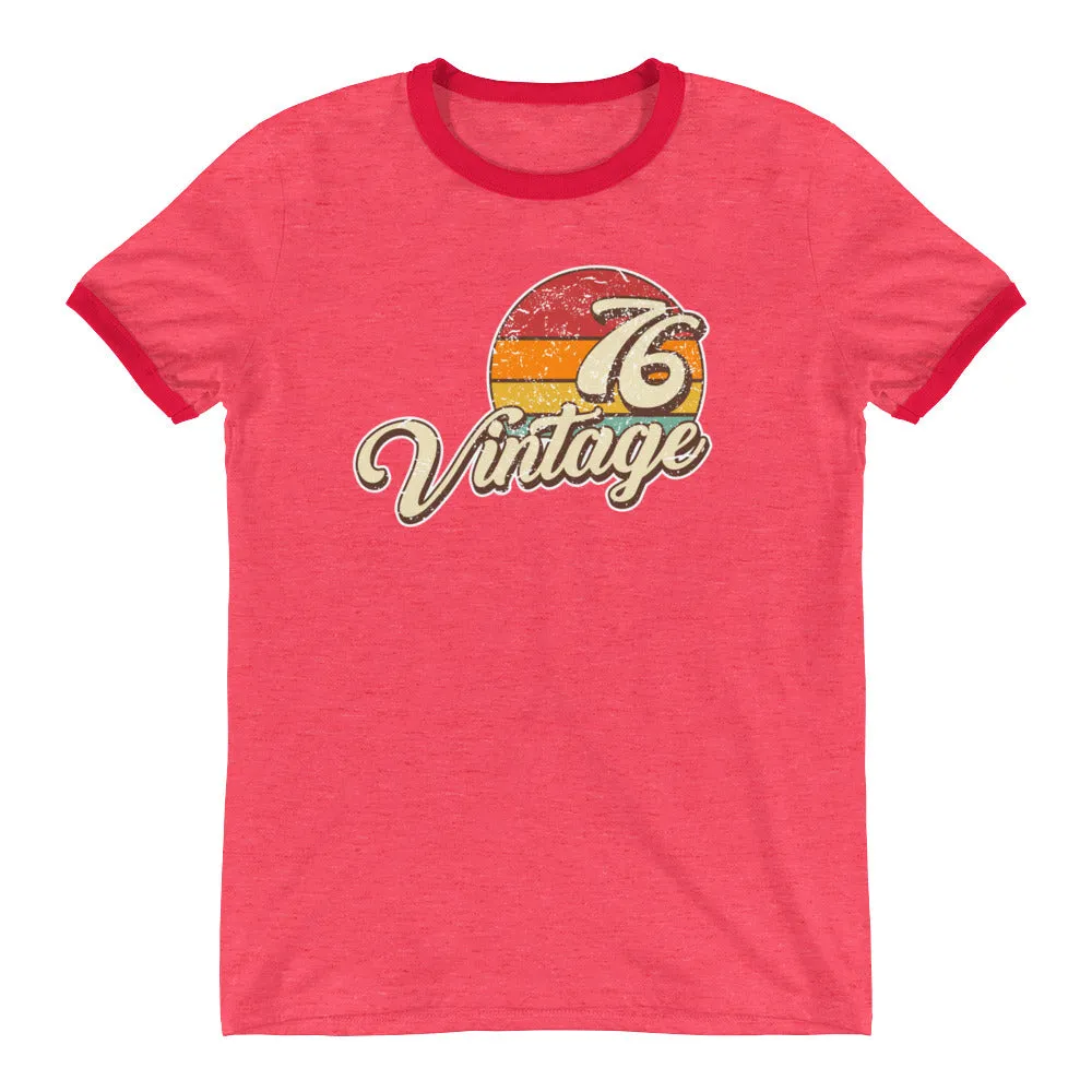 Vintage 1976 Retro Ringer T-Shirt