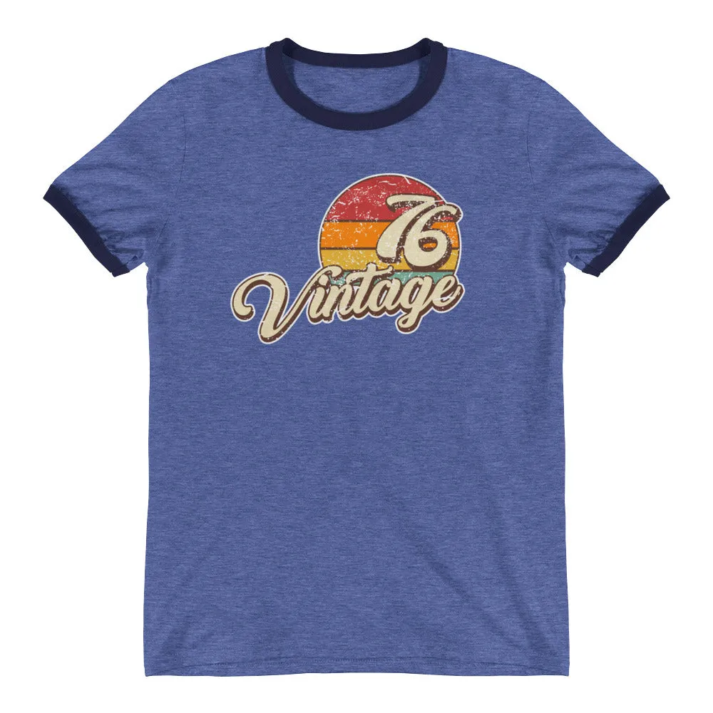 Vintage 1976 Retro Ringer T-Shirt