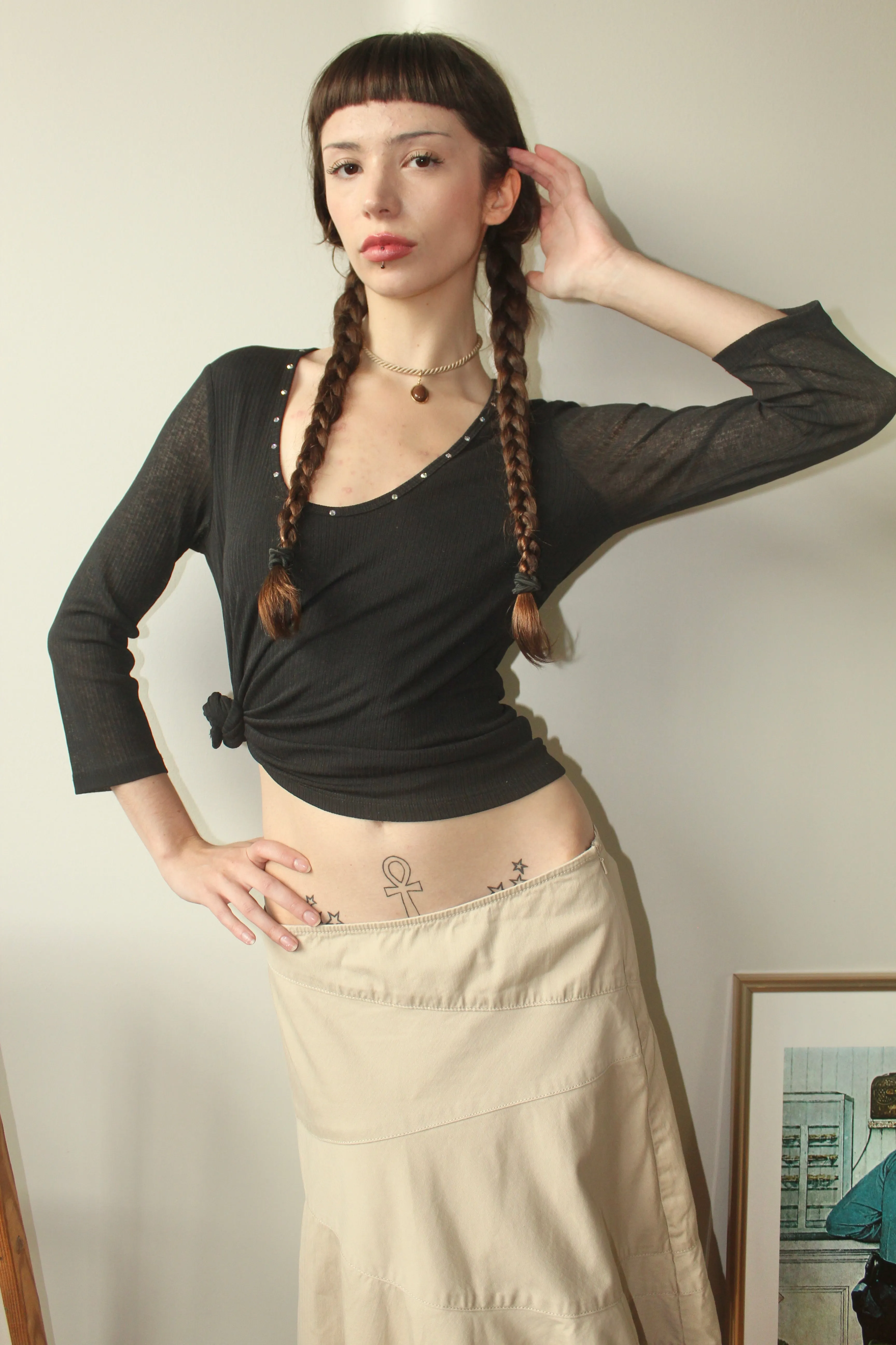 Vintage 90s Bebe Long Sleeve (S-M)