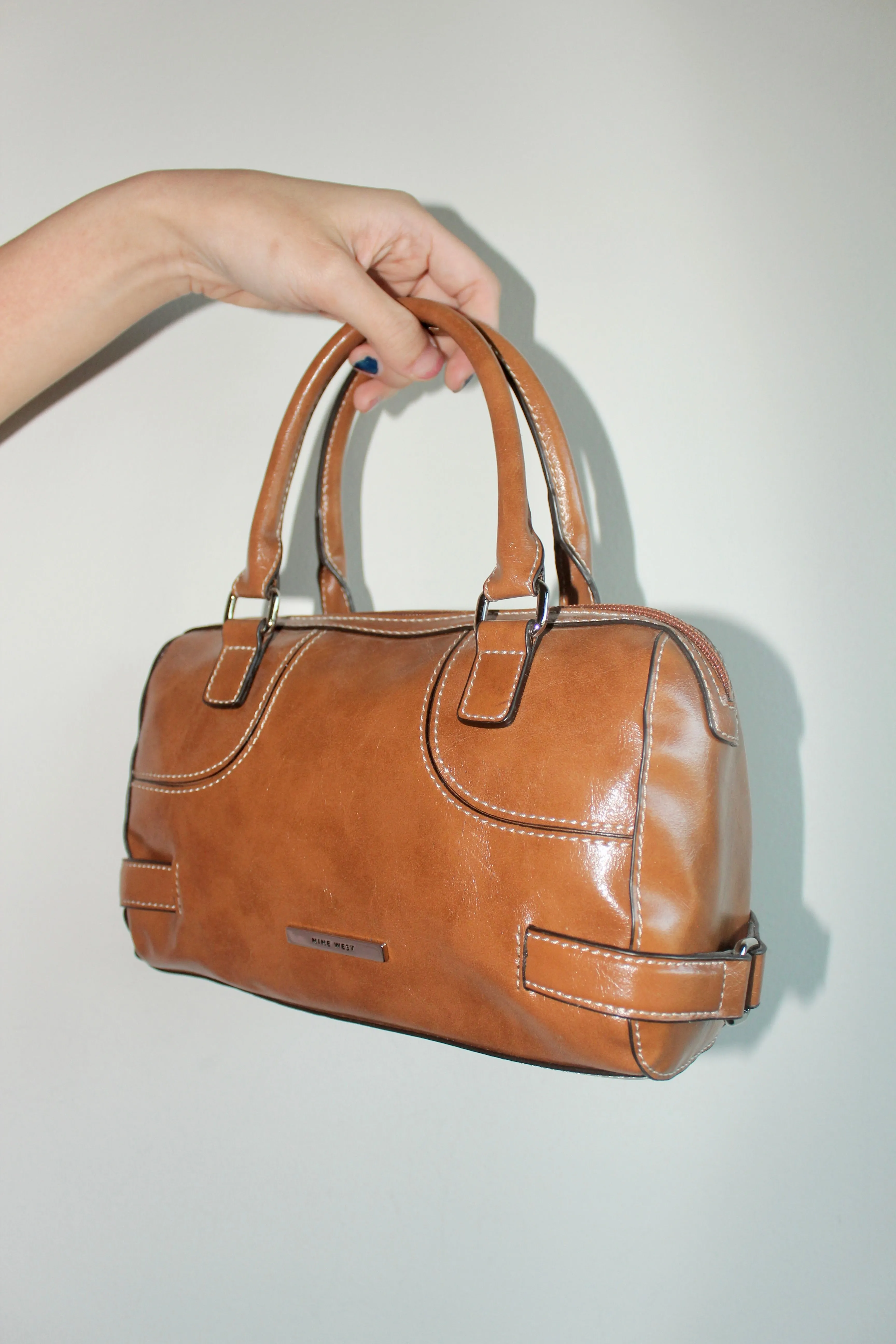 Vintage 90s Tan Brown Purse