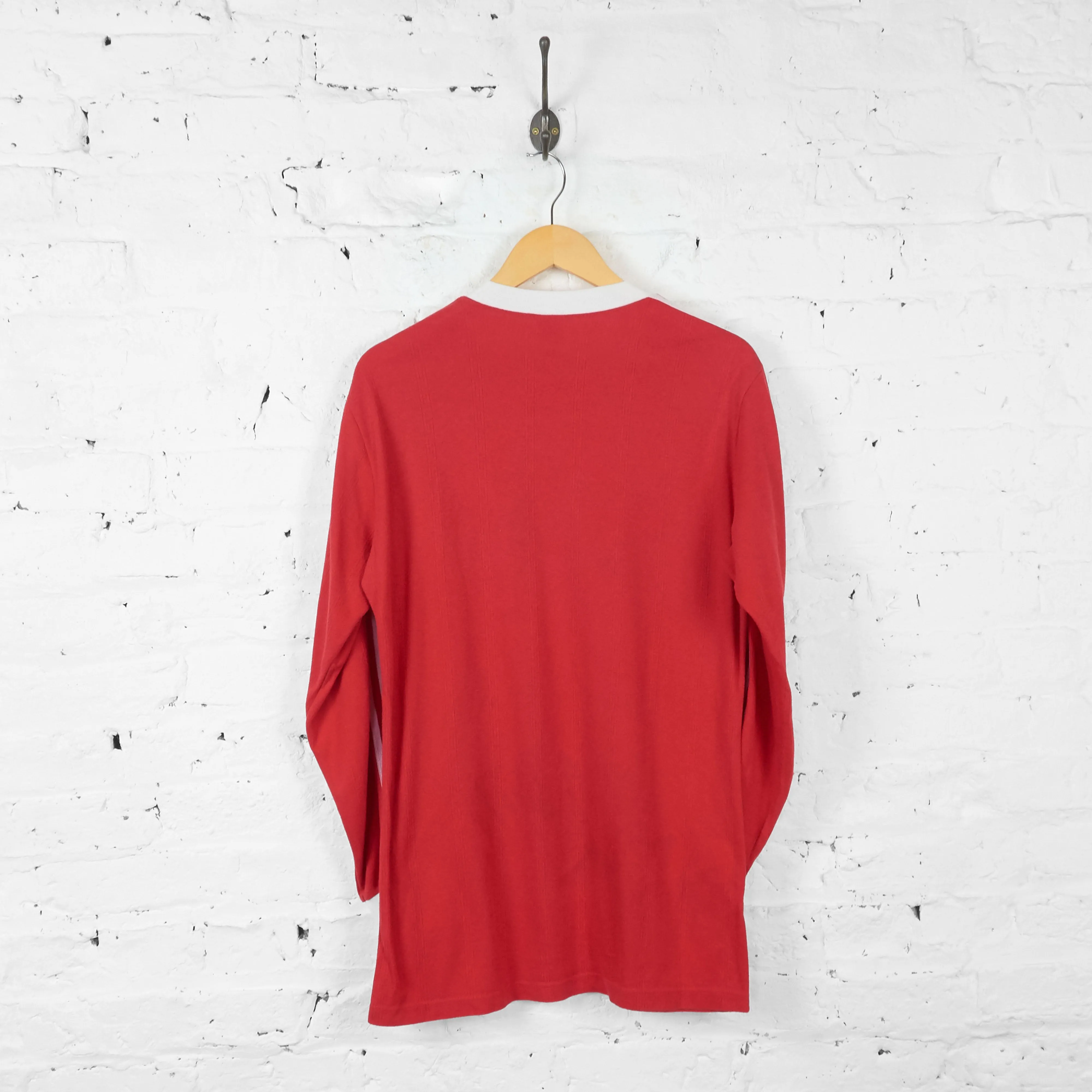 Vintage Adidas Training Top - Red - M