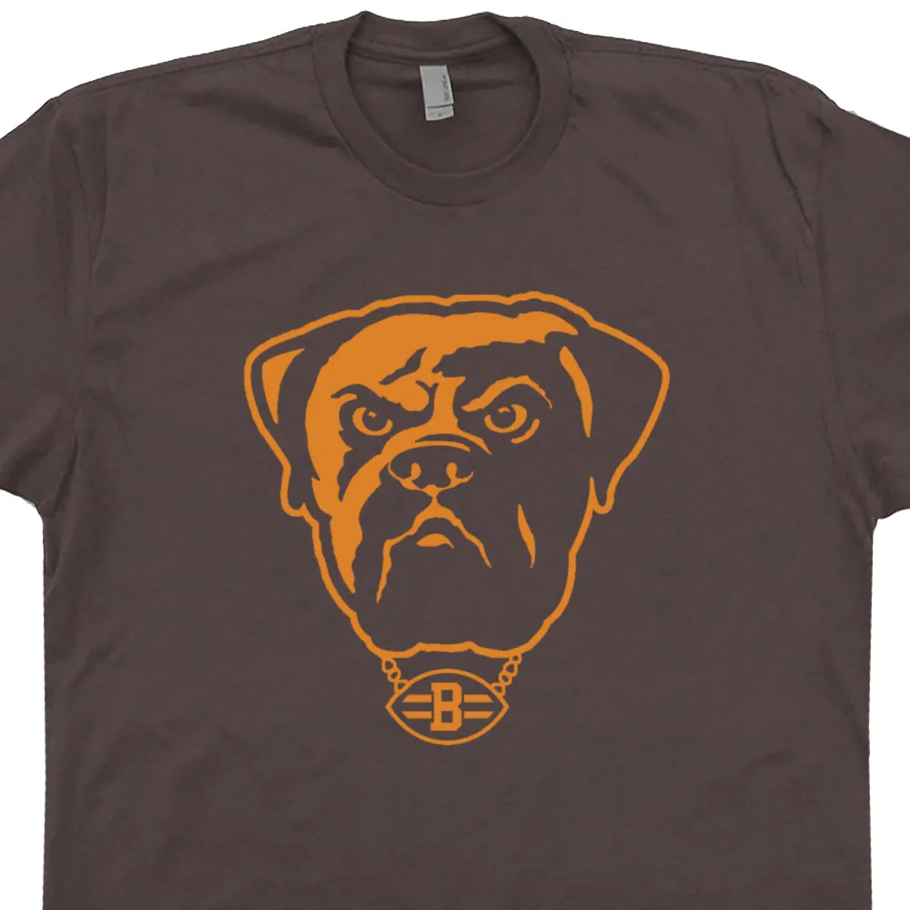 Vintage Cleveland Brown Shirt Cleveland Browns Dawg Pound T Shirt Vintage Logo Graphic Tee
