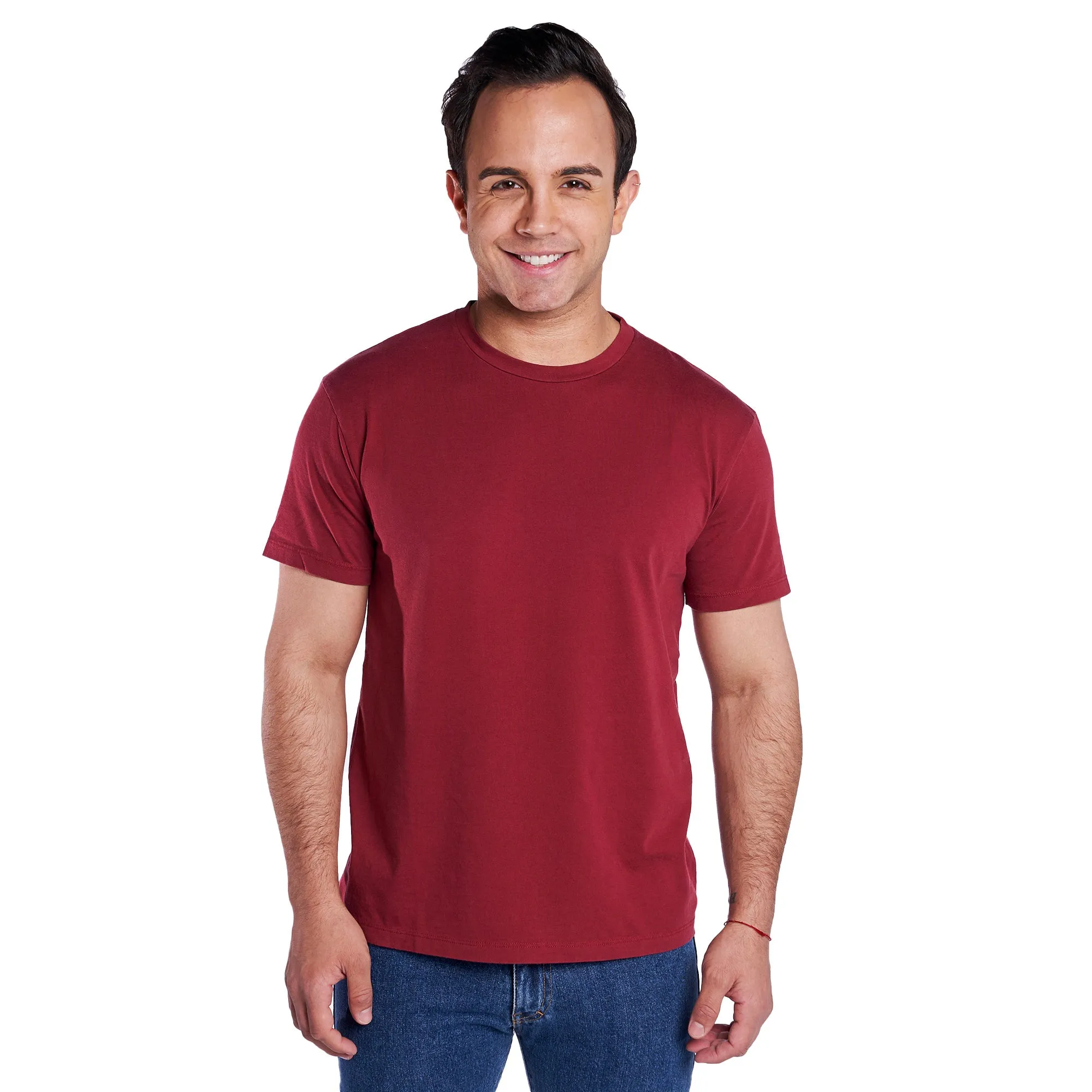 Vintage Crew T-Shirt - Burgundy