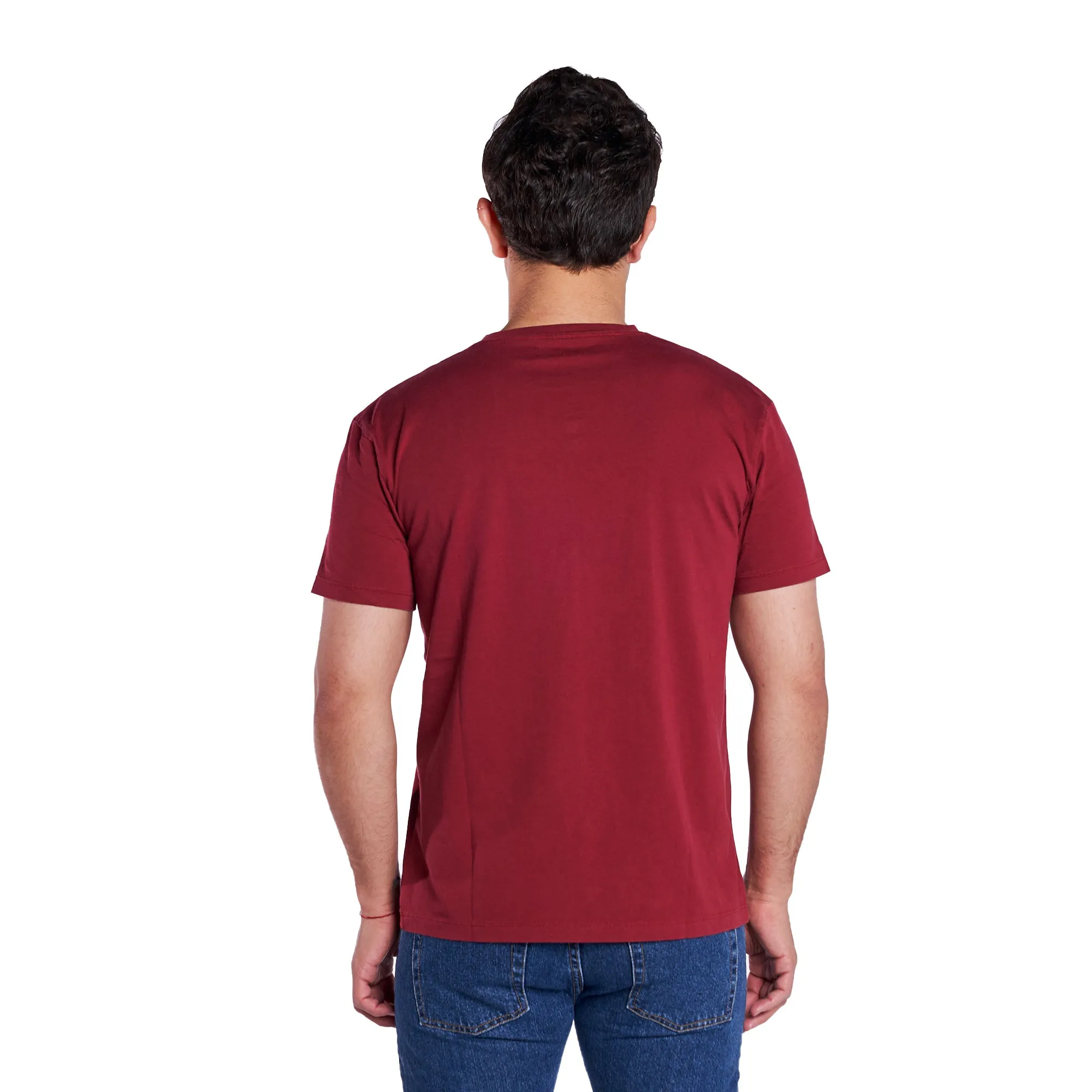 Vintage Crew T-Shirt - Burgundy