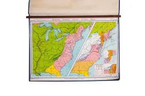 Vintage Denoyer Geppert Map