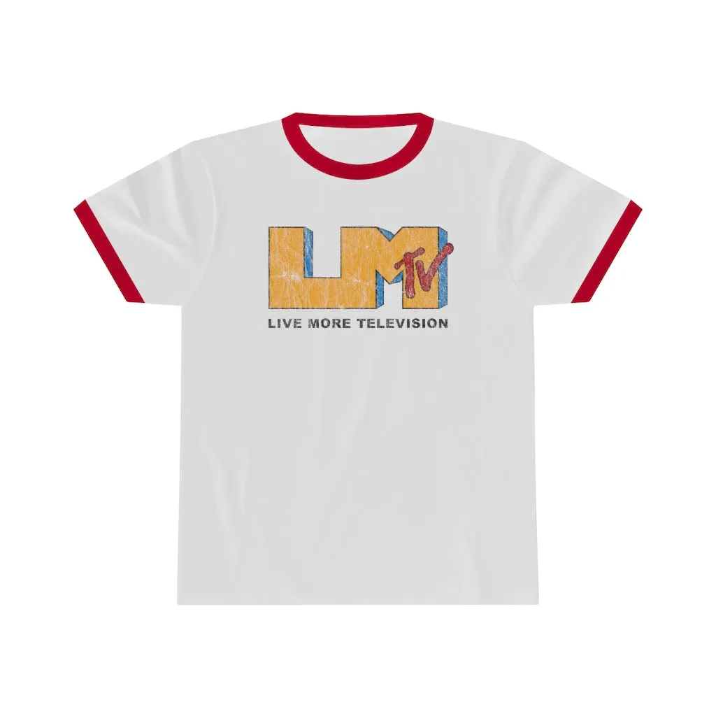 Vintage LiveMoreTv Ringer Tee