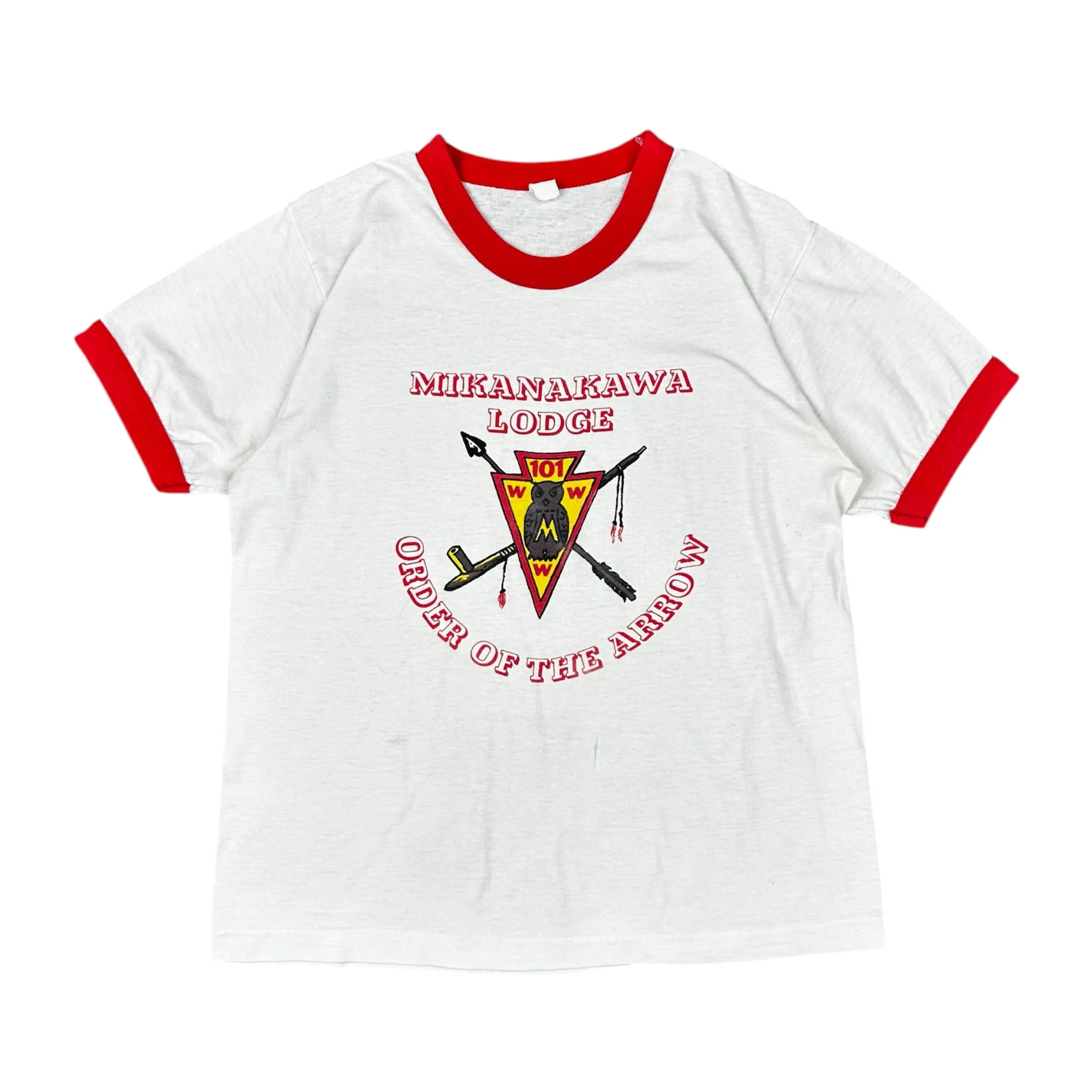 Vintage Mikanakawa Lodge Ringer T-Shirt - S