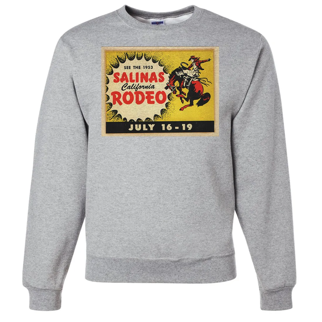 Vintage Sticker California Salinas Crewneck Sweatshirt
