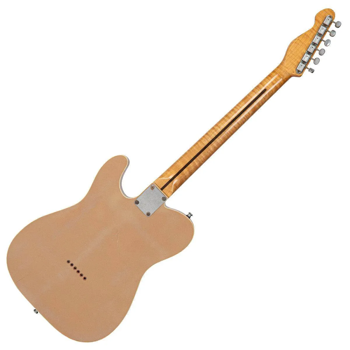 Vintage V72 ProShop Unique Electric Guitar ~ Aged Beige Metallic