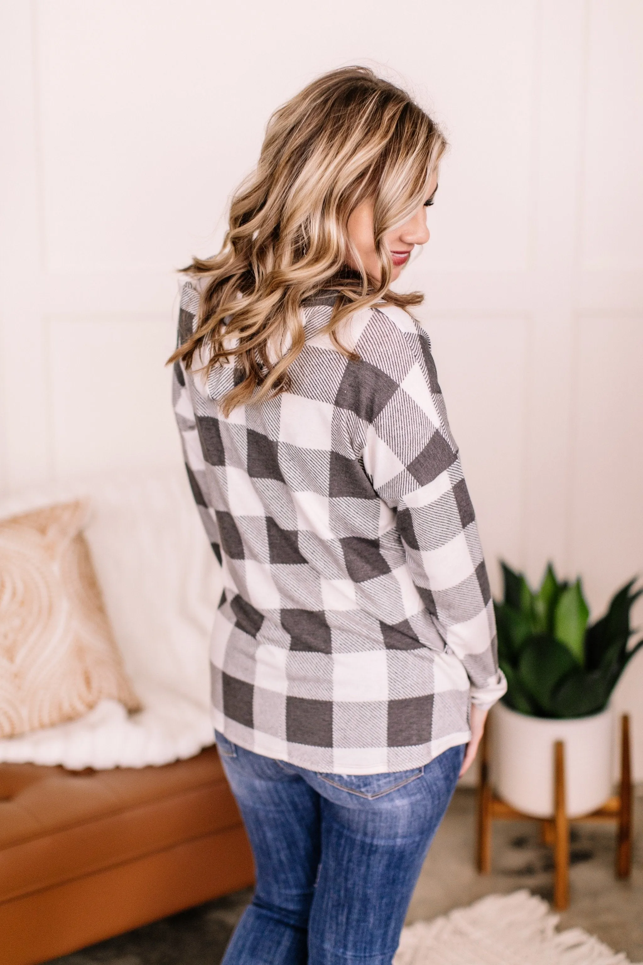 Weather The Storm Hooded Top In Charcoal   Ivory