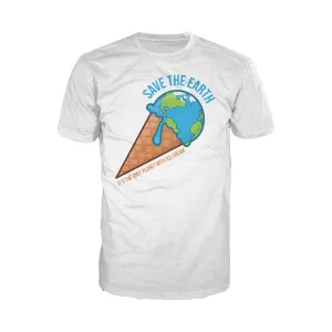 Weird Science Ice Cream Official Men's T-shirt (White)