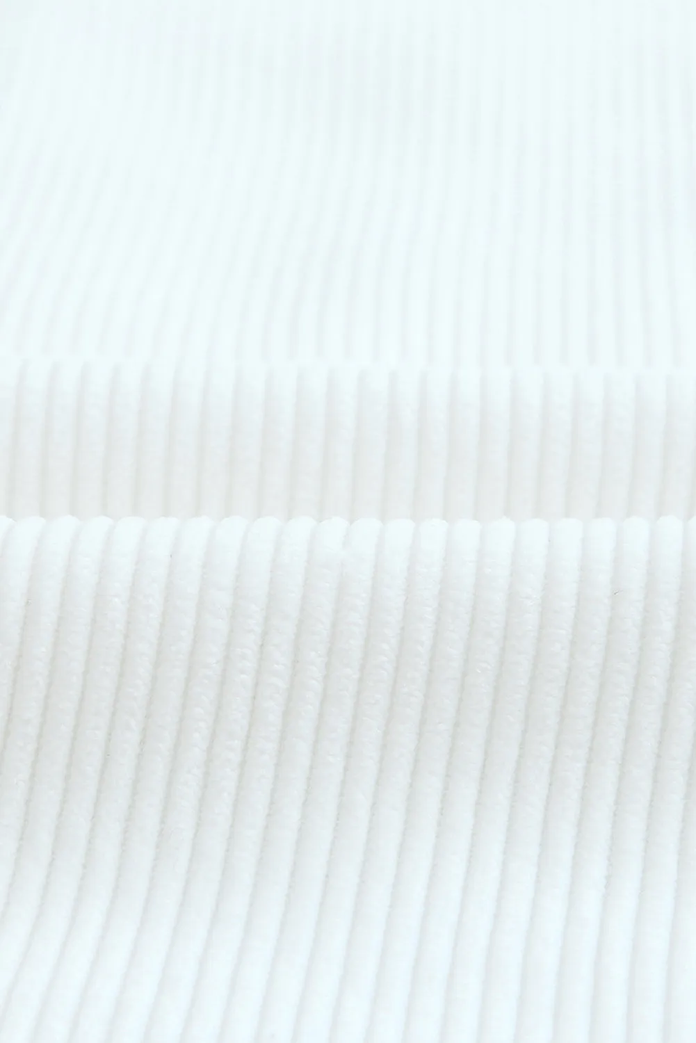 White Color Block Button Shirt with Pocket