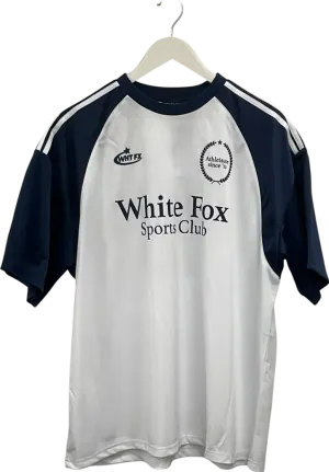 White Fox White On The Same Team Oversized Jersey UK L/XL