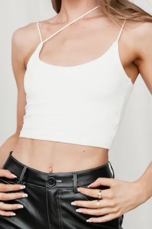 White Spaghetti Top