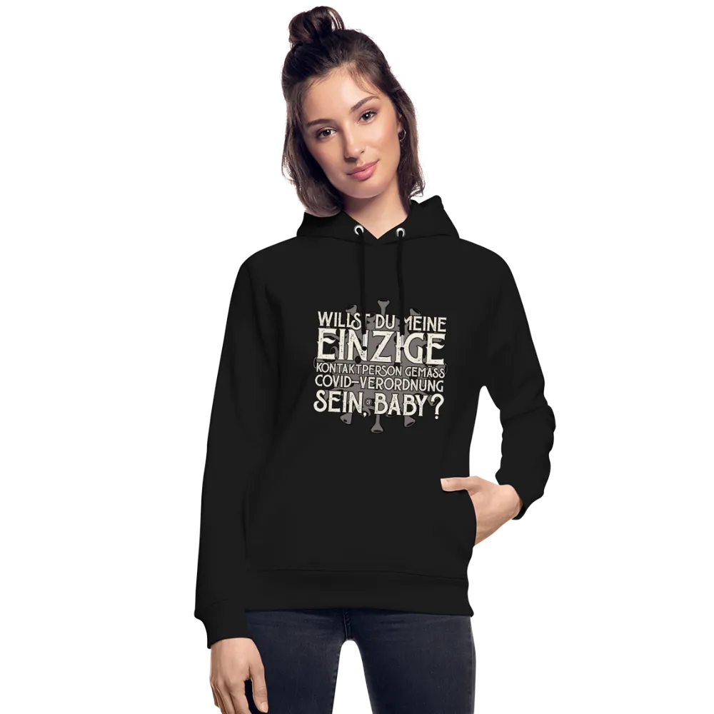 Willst du meine einzige Kontaktperson gemäss... - Bio-Hoodie von Stanley & Stella