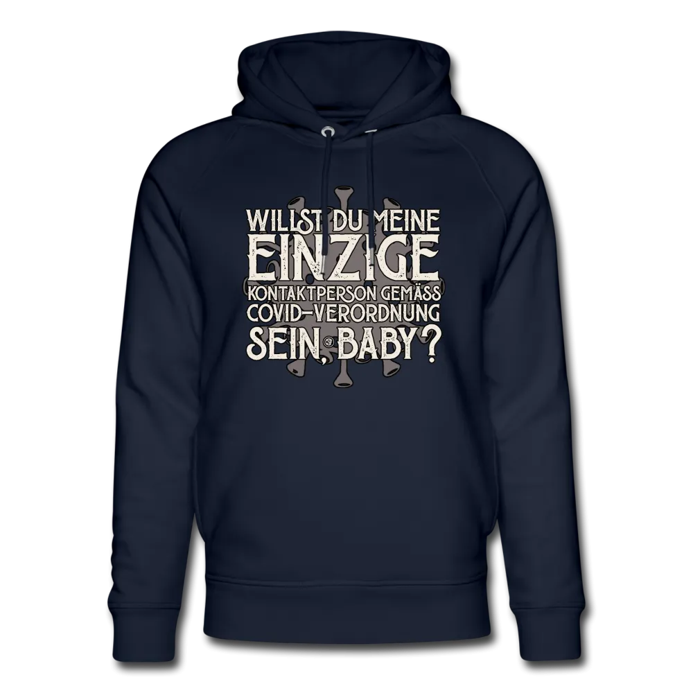 Willst du meine einzige Kontaktperson gemäss... - Bio-Hoodie von Stanley & Stella