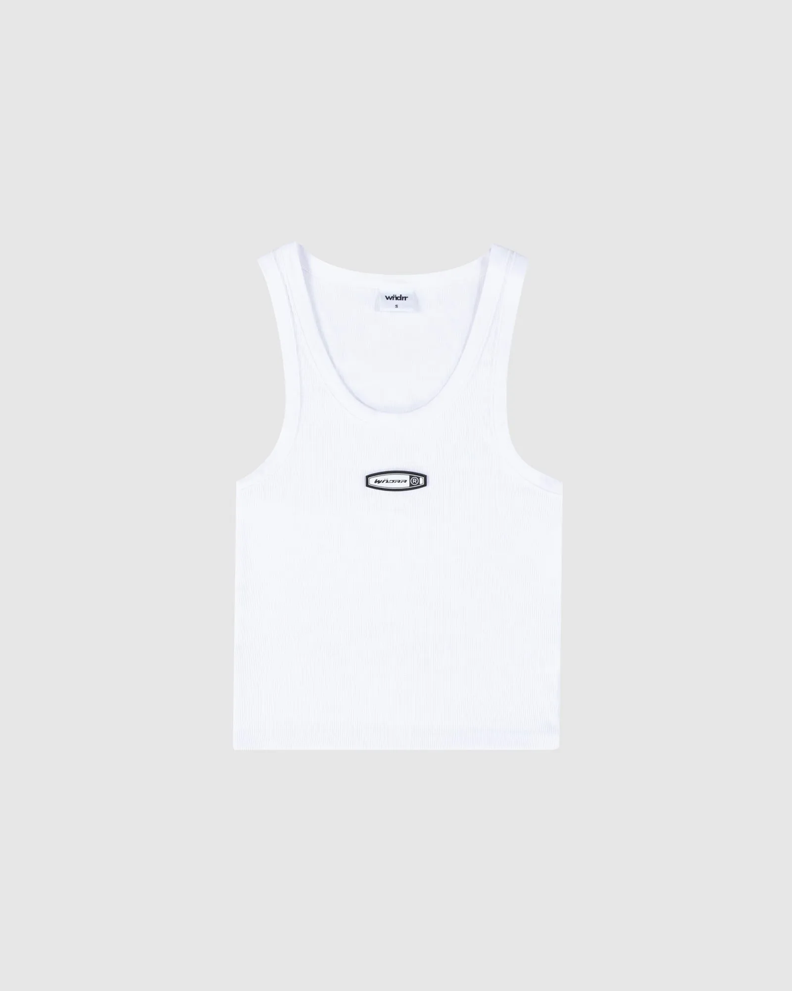 WOMENS ROTHMAN RIB TANK TOP - WHITE