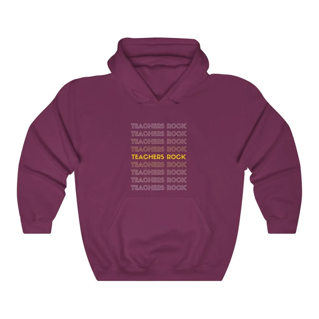 Women's Teachers Rock Pullover Hoodie