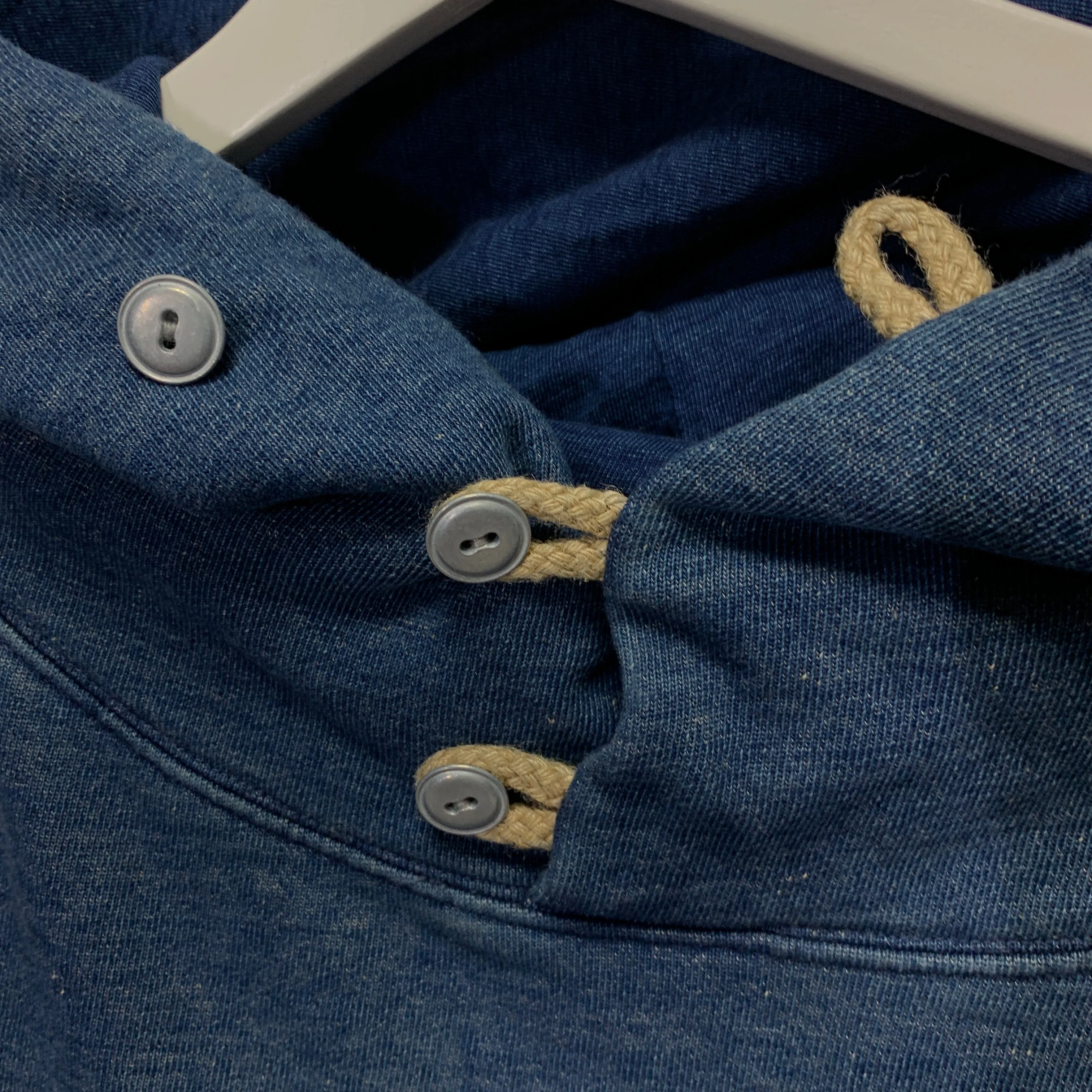 [XL] Kapital Indigo Dye Pullover Hoodie