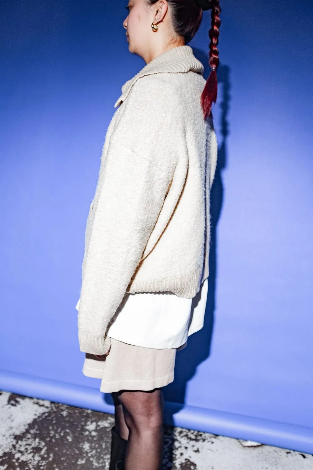 Yin Sweater in Oat or Grey